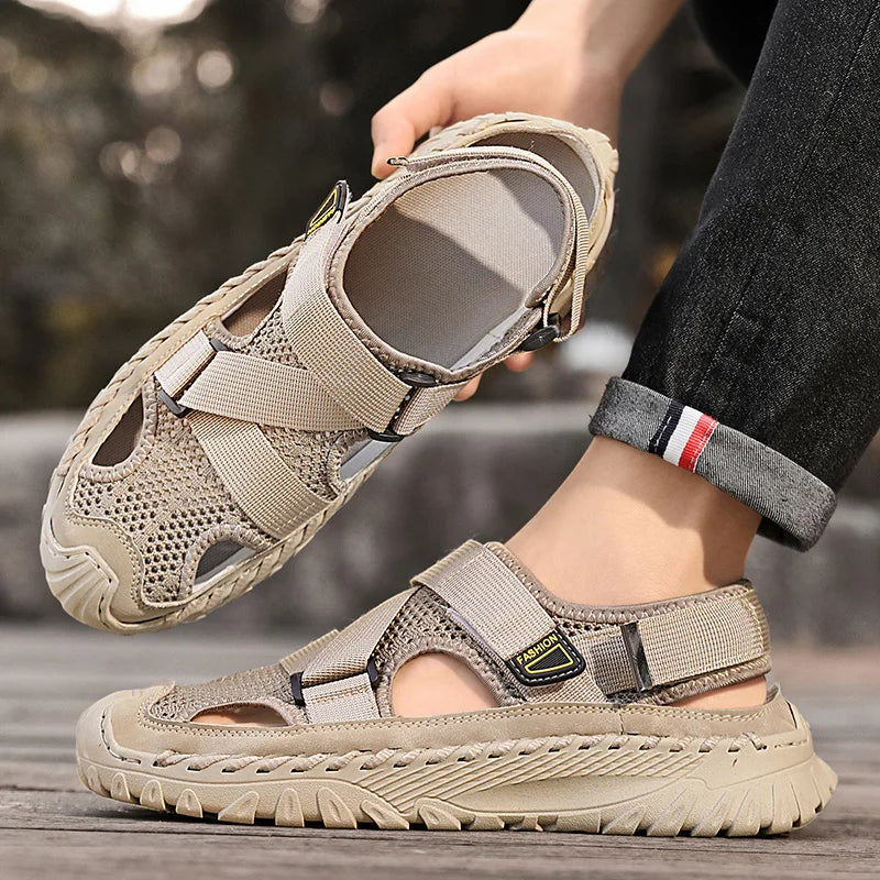Sandalias Dewey Marron