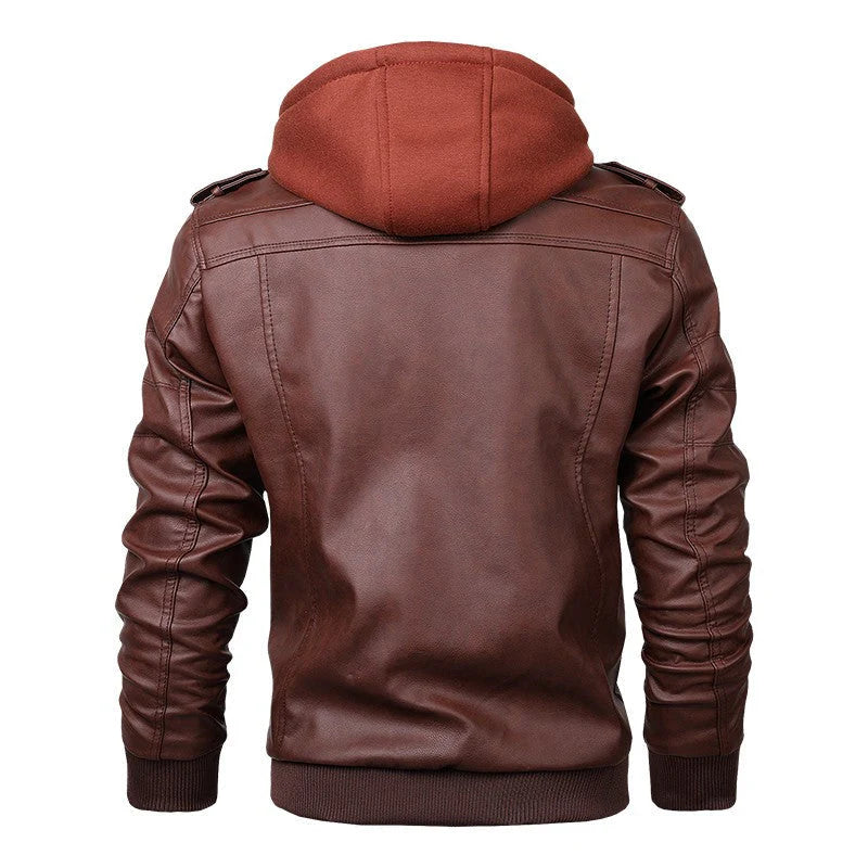Echte Leder -Herrenjacke - Premium -Stil und Komfort
