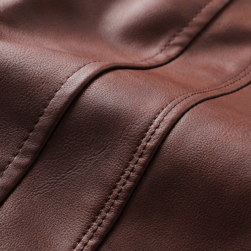 Echte Leder -Herrenjacke - Premium -Stil und Komfort