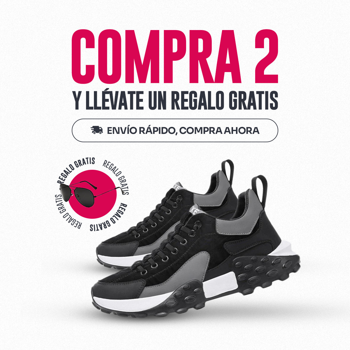 Zapatillas ortopédicas max Control - Compra 2 Y Recibe unist