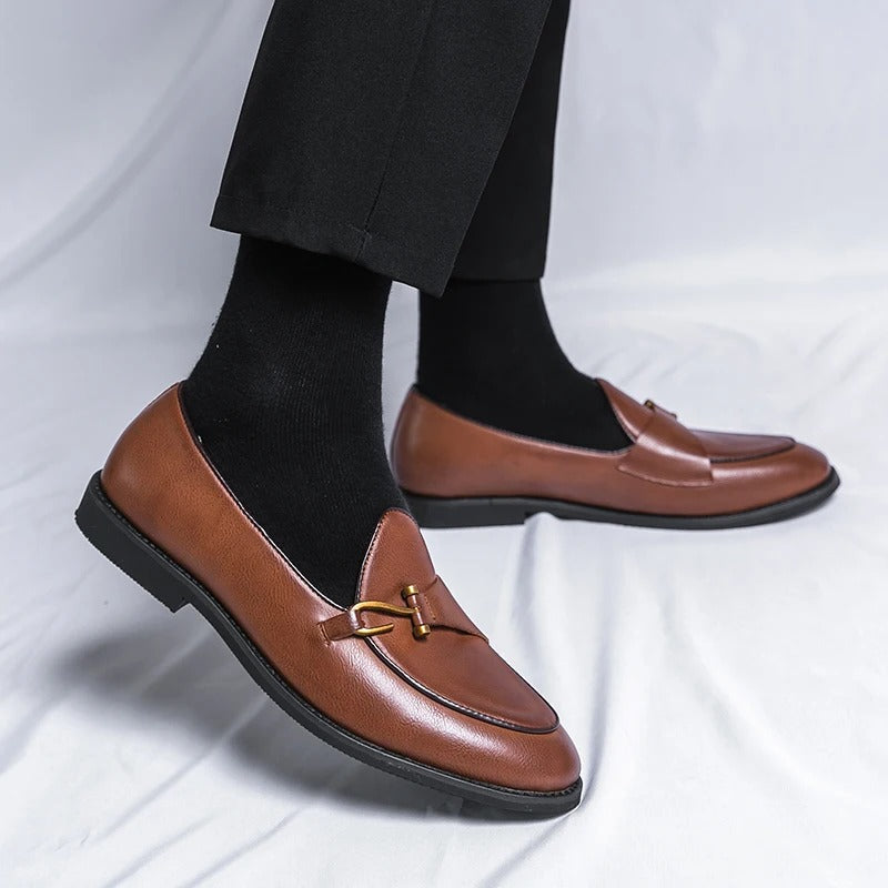 Mocasines de Cuero Genuino Veneto para Hombre Elegantes