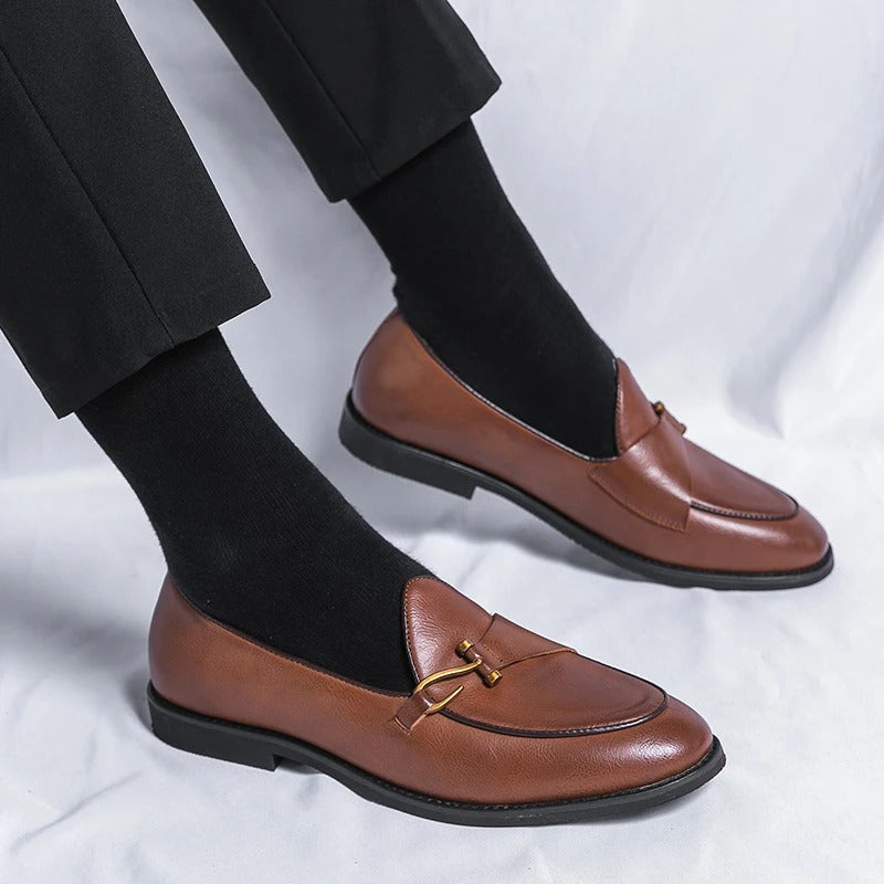 Mocasines de Cuero Genuino Veneto para Hombre Elegantes