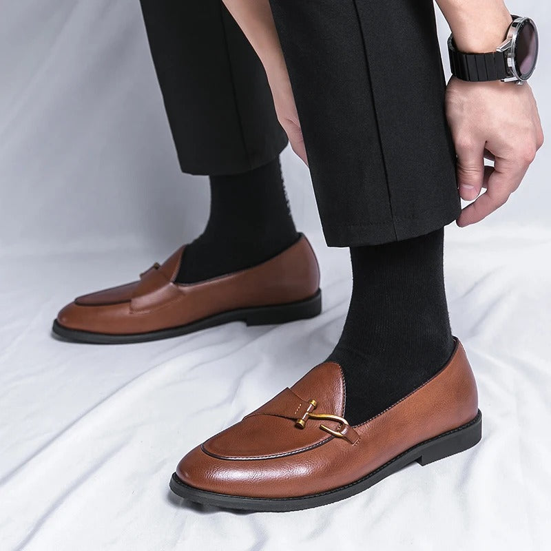 Mocasines de Cuero Genuino Veneto para Hombre Elegantes