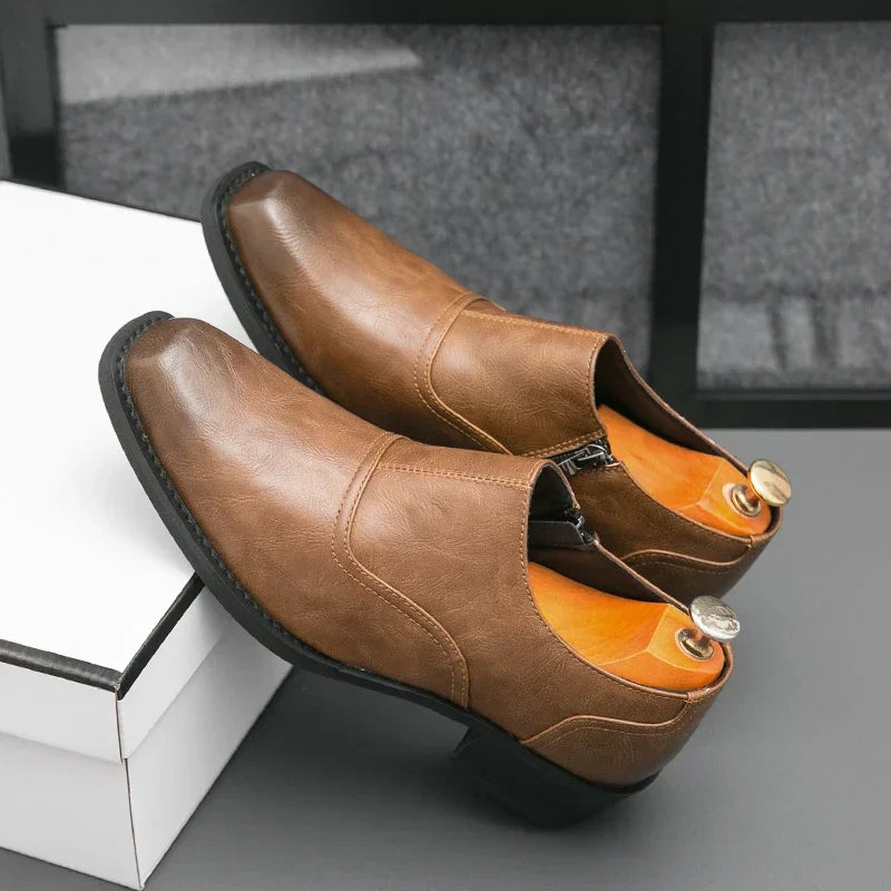 Elegantes Mocasines de Cuero Genuino para Hombres