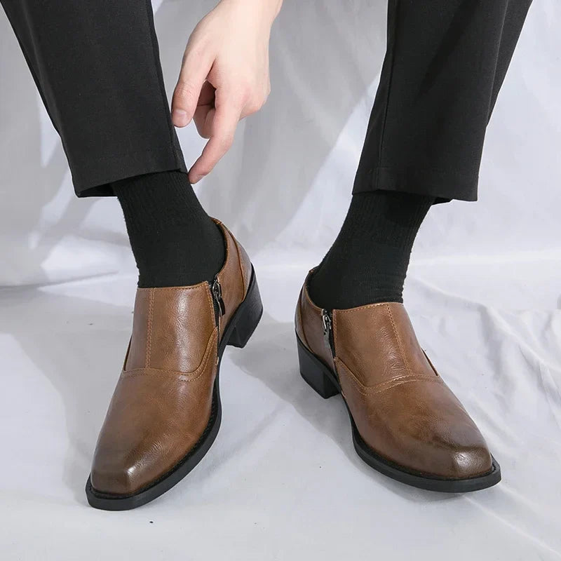 Elegantes Mocasines de Cuero Genuino para Hombres