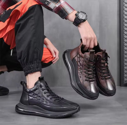 Zapatillas Croco Imperial - Cuero de Cocodrilo, Suela Antideslizante y Ajuste Ergonómico 50% Rabatt