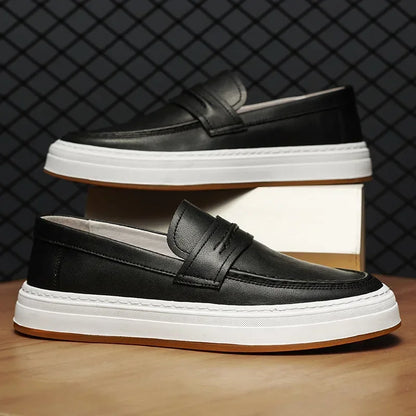 Zapatos de Cuero Genuino Moico