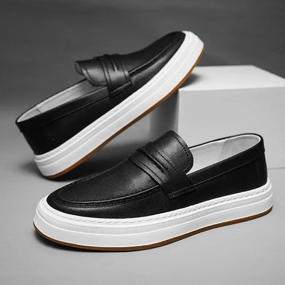 Zapatos de Cuero Genuino Moico