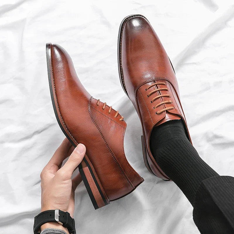 Zapatos de cuero Vittorio