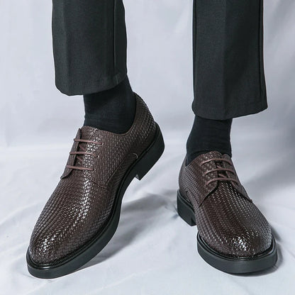 Zapatos de cuero auténtico Santiago