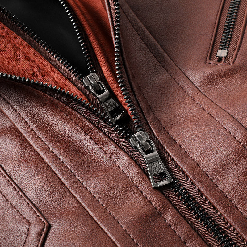 Echte Leder -Herrenjacke - Premium -Stil und Komfort