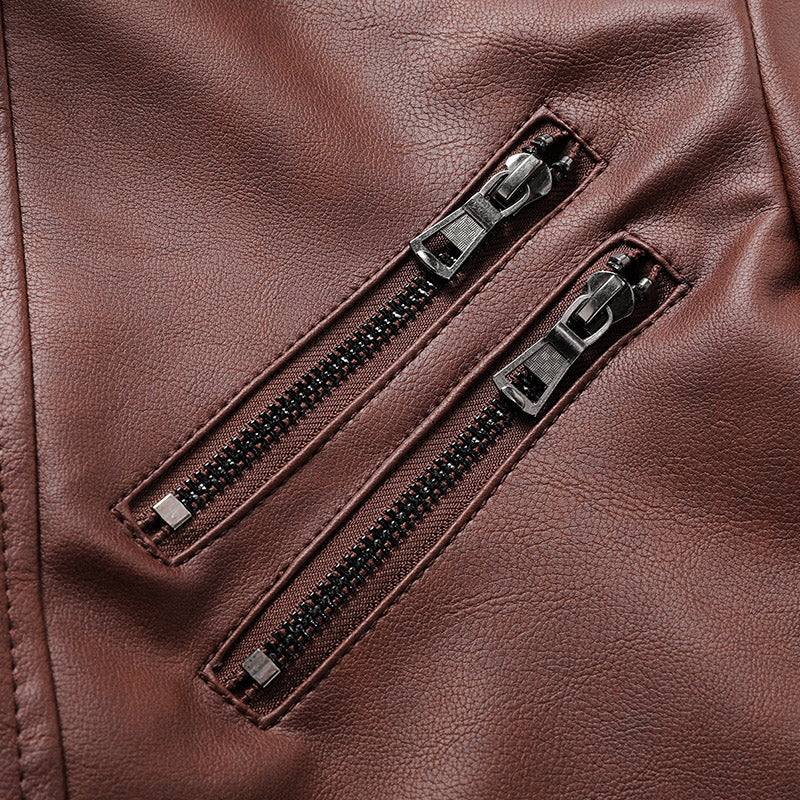 Echte Leder -Herrenjacke - Premium -Stil und Komfort