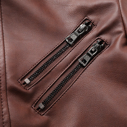 Echte Leder -Herrenjacke - Premium -Stil und Komfort