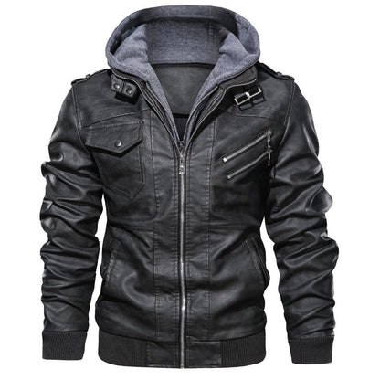 Echte Leder -Herrenjacke - Premium -Stil und Komfort