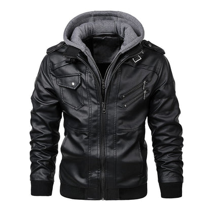 Echte Leder -Herrenjacke - Premium -Stil und Komfort
