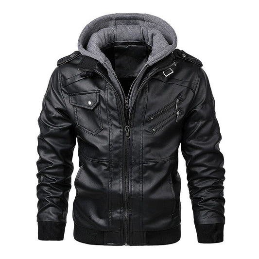 Echte Leder -Herrenjacke - Premium -Stil und Komfort