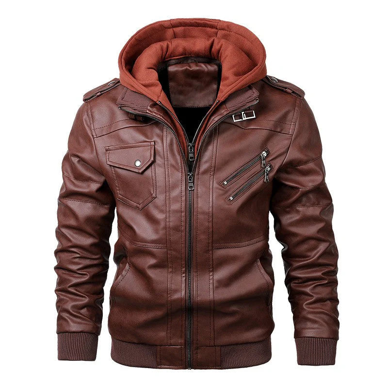Echte Leder -Herrenjacke - Premium -Stil und Komfort